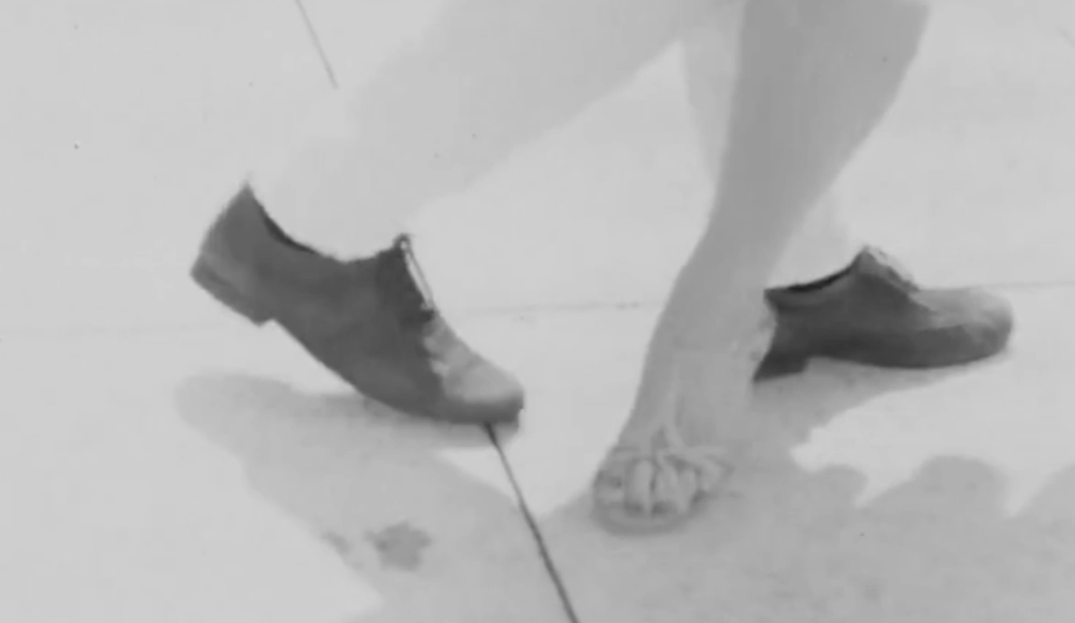 two tango dancers in silent movie